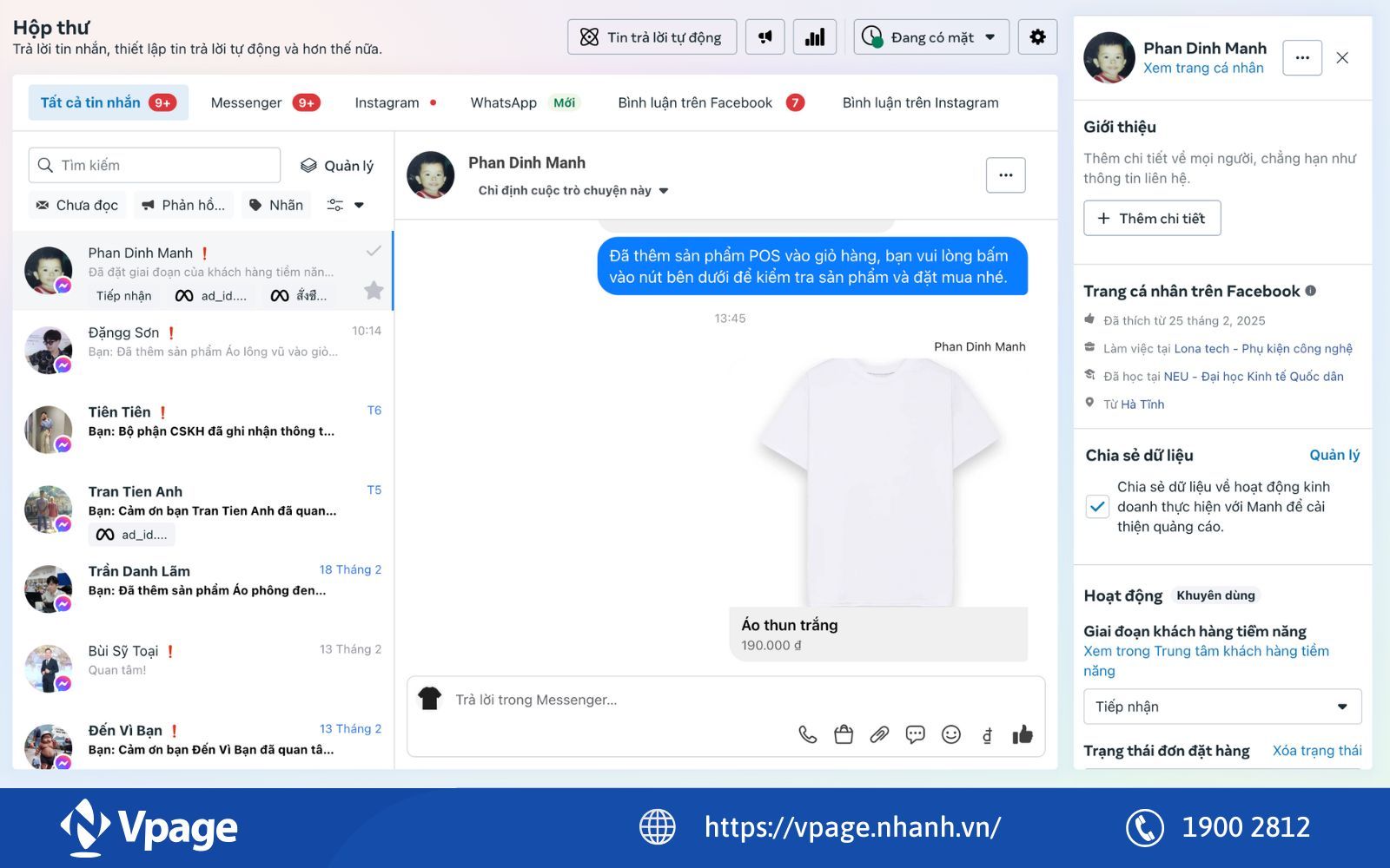 Việc tương tác, phản hồi với khách hàng trên Facebook là cần thiết!